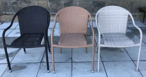 Плетеное кресло из искусственного ротанга АФМ-318Г-Лигхт Грей / AFM-318G-Light Grey