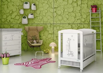 Комод пеленальный Микуна Сабана Б-970 Вхите Старс Грей / Micuna Sabana B-970 White Stars Grey