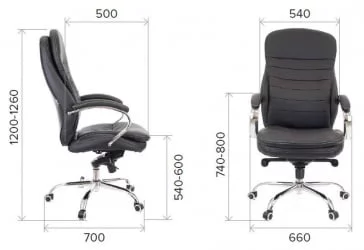 Кресло для руководителя Еверпроф Валенсиа М Экокожа Бежевый / Everprof Valencia M