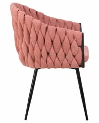 Стул обеденный ДОБРИН МАТИЛДЭ Розовая ткань ЛАР 275-10 / DOBRIN MATILDA LAR