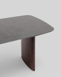 Стол обеденный Астарта раскладной 160-240х90 см керамика темная