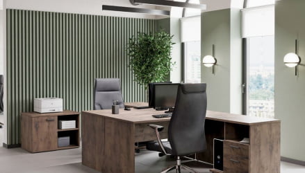 Экран настольный ЛЕМО Л-058-2 Таксония шоколадная / LEMO L-058-2