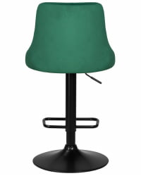 Стул барный ДЖОСЕПХ БЛАCК (зеленый велюр (МДЖ9-88)) / JOSEPH BLACK (MJ9-88))