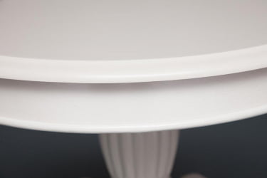 Стол МЕЕН ( МО-ЕТ ) дерево гевея/мдф, 59х59х55см, иворй вхите (слоновая кость 2-5) / MEEN MO-ET ivory white