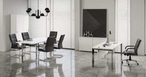 Брифинг-приставка на О-образном м/к ОНИКС ДИРЕCТ ЛУКС М-О.МО-БР-9 Белый бриллиант / ONIX DIRECT LUX M-O.MO-BR-9