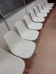 Стул для кухни Еамес СC-001 Белый / Eames SC-001