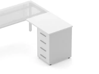 Тумба приставная Дека 9.05.08 Белый / Deka