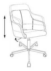Кресло для оператора Бюрократ CХ-380М Черный 38-418 / CH-380M