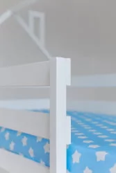 Двухъярусная кровать для девочки двухъярусный белый с ящиками