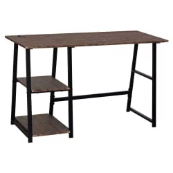 Письменный стол с полками БРАБИКС ЛОФТ CД-006 Мореный дуб / BRABIX LOFT CD-006