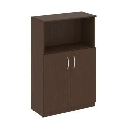 Шкаф средний широкий (2 низкие двери ЛДСП) НОВА С В.СТ-2.1 Венге Цаво / NOVA S