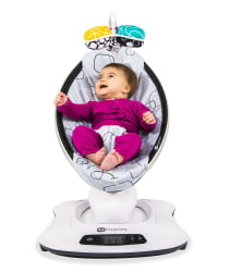 Детское кресло 4Момс Мамароо 4.0 Серебро / 4Moms Mamaroo