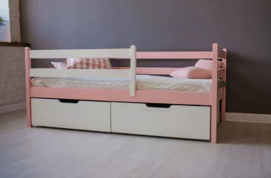 Кровать детская РооРоом ВК-11р Розовая / RooRoom VK-11р