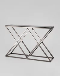 Консоль ИНСИГНИЯ 115кс30 Темный хром стекло смоке / 115x30 smoke