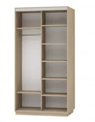 Шкаф-купе двухдверный Экспресс Дуо 1200х2400х Улица/Ясень шимо светлый / 1200х2400h