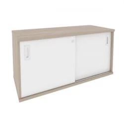 Тумба-купе сервисная ОНИКС О.ТК-11 Дуб Аттик/Белый / ONIX O.TK-11