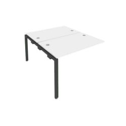 Проходной наборный элемент рабочей станции Метал Сйстем Б.ПРС-СП-2.2 Белый/Антрацит / Metal System