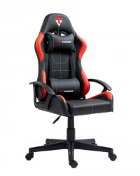 Кресло спортивное ТопЧаирс Виверн черно-красный / TopChairs Wyvern