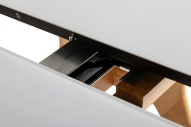 Стол раскладной Нарвик Гласс 140-180 Аутоматиc Натур/Лигхт матте гласс / Glass Automatic Natur/Light matte glass