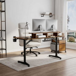 Геймерский стол ЕУРЕКА ГИП 60 Валнут / EUREKA GIP Walnut