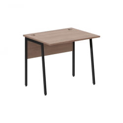 Стол рабочий ИМАГО Плус СП-1П Ясень шимо Черный / IMAGO Plus СП-1P