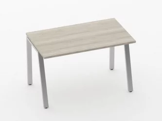 Стол прямой Дека Л-обр. каркас 73.07.12 Дуб Сантана светлый / Deka