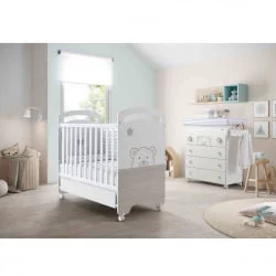 Комод пеленальный Микуна Бубу Б-970 Вхите Беиге Старс / Micuna Bubu B-970 White Beige Stars