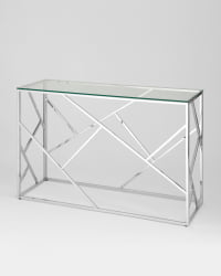 Консоль АРТ ДЕКО 120*40 Серебро