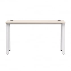Стол прямой на металлокаркасе, опоры 45 гр Еверпроф ЕВО 254С003 Кашемир Белый / Everprof EVO 254S003