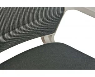 Кресло офисное Бит ЛБ белый пластик Черный / LB