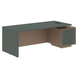 Стол руководителя правый ВЕЛИОН ВCТ 2290 Р Нефрит Кобра / VELION VCT R