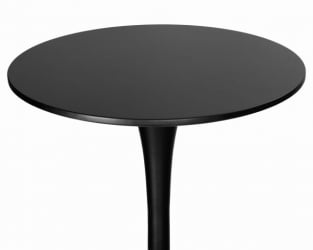 Обеденный стол МИА БАР (черная столешница, черное основание) / MIA BAR