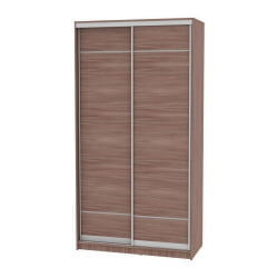 Шкаф-купе коричневый Б-220х120х60-1(ЯШТ-Д7Д7) / B-220х120х60-1(ЯШТ-D7D7)