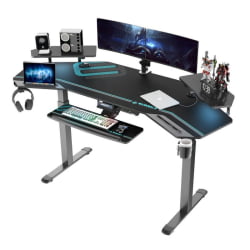 Геймерский стол Еурека ЕРК-ЕС71-Б-ЕУ / Eureka ERK-ES71-B-EU