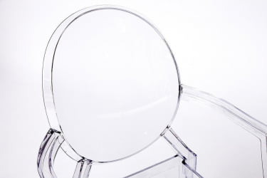 Кресло МЕДЭЛИОН (мод. 922) пластик, 56,5*53,2*92,5см, бесцветный / MEDALION (mod.