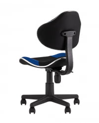 Стул офисный КЗЙ Черно-синий / QZY