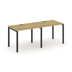 Рабочая станция на 2 места CОНCЕПТ CН.ОРС-001 Дуб Винченцо Черный / CONCEPT CN.ORS-001