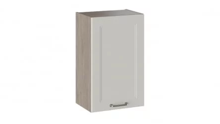 Шкаф навесной Одри В_72-45_1ДР Дуб Сонома трюфель/Бежевый шелк