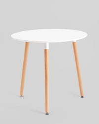 Стол круглый ЕАМЕС ДСТ НЕВ Д=80 белый / EAMES DST NEW D=80