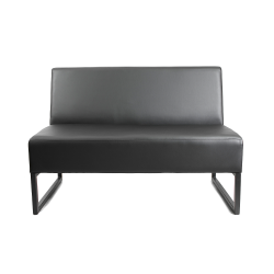 Диван двойной Кентуки черный Екотекс 3001 / Ecotex