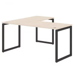 Стол угловой правый КСТЕН-К КСКCТ 1615 Р Бук Тиара Антрацит / XTEN-Q XQCT R