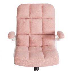 Кресло офисное Лугано Вх ткань теддй, розовый / Lugano Wh teddy,