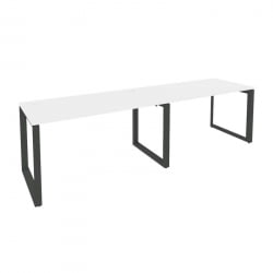 Рабочая станция на О-образном м/к ОНИКС О.МО-РС-2.3.7 Белый Бриллиант/Антрацит / ONIX O.MO-RS-2.3.7