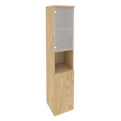 Шкаф высокий узкий левый ОНИКС О.СУ-1.4(Л) Тиквуд Светлый / ONIX O.SU-1.4(L)