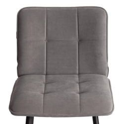 Барный стул Бари/Бари велюр, серый, 29, 45х56х110 см / Bari/Бари