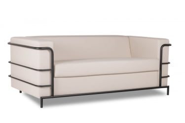 Диван трехместный Аполло 2.0 (3Д) Кремово-белый Еуролине 907 / Euroline