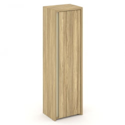 Шкаф высокий узкий правый (высокий фасад ЛДСП) Корнер CОР.СУ-1.9(Р) Гикори Песочный / Corner COR.SU-1.9(R)