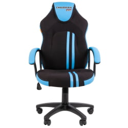 Кресло геймерское CХАИРМАН ДРАЙВ (ГАМЕ) 26 Новое (НЕВ) Черный-голубой / CHAIRMAN (GAME) (NEW)