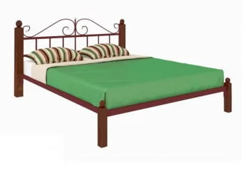 Кровать Диана Лукс 1200х2000 Медная / Lux