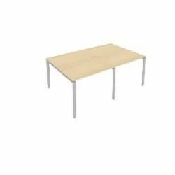 Переговорный стол (2 столешницы) Метал Сйстем Б.ПРГ-2.1 Акация/Серый / Metal System